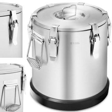 Royal Catering Termos, termični posod za prevoz hrane STAL 15 l