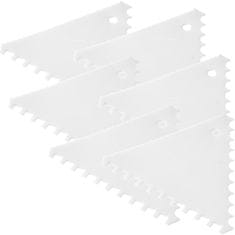 shumee Slaščičarsko strgalo, trikotno, nazobčano, WIDE-Spaced COBS - SET 6 kos. - HENDI 554203