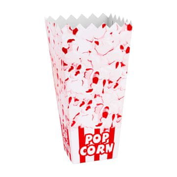 GSG24 Kartonska škatla za popcorn 7 x 22 x 10,5 cm, VELIKA, 1,7 l, 100 kosov.