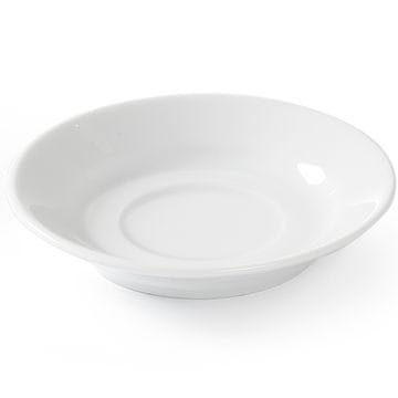 Hendi OPTIMA krožnik za kavno skodelico, bel porcelan, premer 90 mm, komplet 12 kosov - 770917