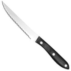 NEW Nož za steake z nazobčanim plastičnim ročajem iz nerjavnega POM materiala, dolg 120 mm - Hendi 841167