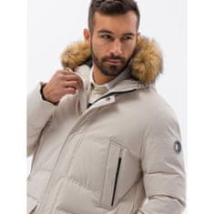 OMBRE Moška zimska jakna LIONELL ecru MDN120730 S