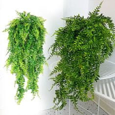 Cool Mango Dekorativna viseča rastlina za dom, umetno zeleno cvetje, viseča praprot, rastlinska dekoracija, okrasite svoj dom, realni izgled, 80 cm dolžine – Fernleaves