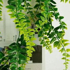 Cool Mango Dekorativna viseča rastlina za dom, umetno zeleno cvetje, viseča praprot, rastlinska dekoracija, okrasite svoj dom, realni izgled, 80 cm dolžine – Fernleaves