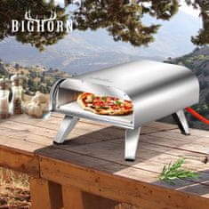 Bighorn plinska Pizza pečica s prenosno torbo Inox