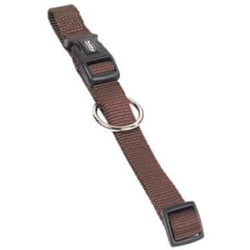 Nobby Ovratnik najlon classic 1x20-35cm rjava