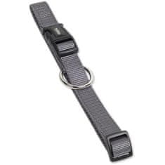 Nobby Ovratnik najlon classic 1x13-20cm siva