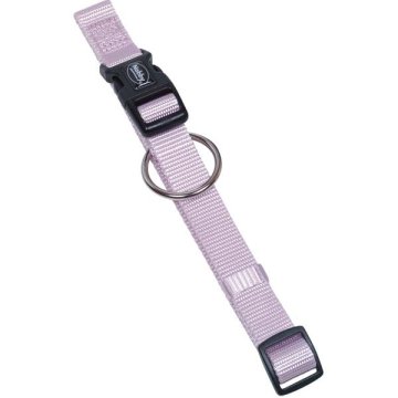 Nobby Ovratnik najlon classic 1x13-20cm svetlo vijolična