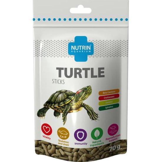 NUTRIN Aqua. Palčke za želve, vodna želva 70 g