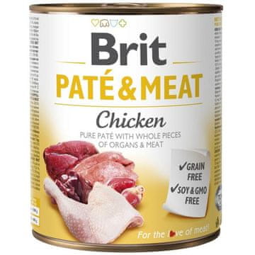 Brit Paté &amp; Meat Cons. Piščanec 800 g