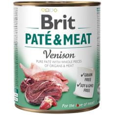 Brit Paté & Meat Cons. Jelenovina 800 g