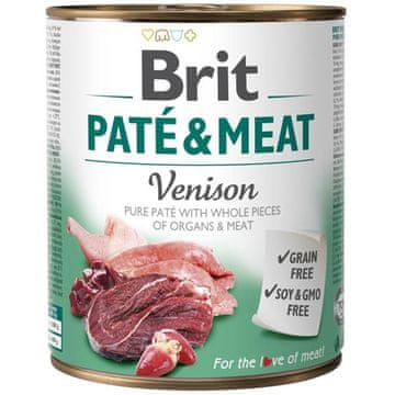 Brit Paté &amp; Meat Cons. Jelenovina 800 g