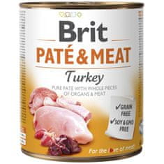 Brit Paté & Meat Cons. Puran 800 g