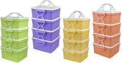 Kovovýroba Jeníkov Nosilec hrane 4x1,2l kvadratni 17x15x25cm plastika