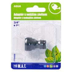 M.A.T Group Adapter s 3/4" zunanjim navojem AQUA
