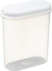 Plast Team Posoda za hrano v razsutem stanju 2,4 l ovalna plastika, odpiralni pokrov
