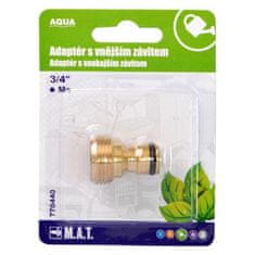 M.A.T Group Adapter s 3/4" zunanjim navojem Ms AQUA