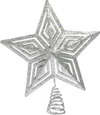 Koopman Drevesni okrasek 10LED STAR 30/35cm s časovnikom