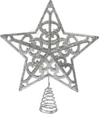 Koopman Drevesni okrasek 10LED STAR 30/35cm s časovnikom