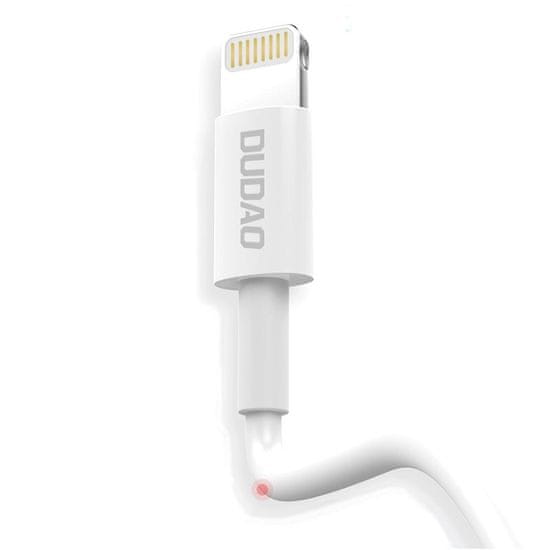 DUDAO L1T kabel USB / Lightning 3A 1m, bela