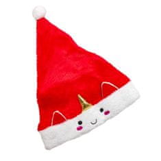 Northix Božičkova kapa z obrazom in rogom 