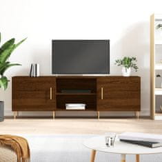 Vidaxl TV omarica rjavi hrast 150x30x50 cm inženirski les