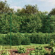 shumee Mrežna ograja s prirobnico zelena 2,2x10 m