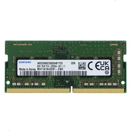 Samsung RAM pomnilnik za prenosnik, 8 GB, DDR4, 3200 MHz, SODIMM, CL22 (M471A1K43EB1-CWED0)