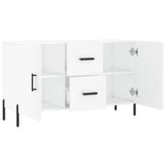 Vidaxl Komoda bela 100x36x60 cm inženirski les