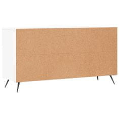 Greatstore Klop za čevlje bela 102x35x55 cm inženirski les