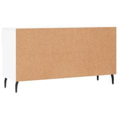 Greatstore Klop za čevlje bela 102x35x55 cm inženirski les