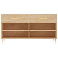 Vidaxl Klop za čevlje sonoma hrast 102x35x55 cm inženirski les