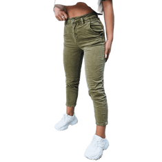 Dstreet Ženske hlače FINN zelena 13759 S