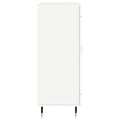 Vidaxl Komoda bela 69,5x34x90 cm inženirski les