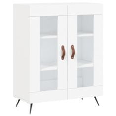 Vidaxl Komoda bela 69,5x34x90 cm inženirski les