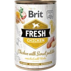 Brit Fresh Proti. Piščanec s sladkim krompirjem 400 g