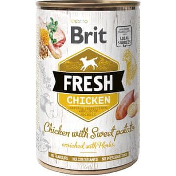 Brit Fresh Proti. Piščanec s sladkim krompirjem 400 g