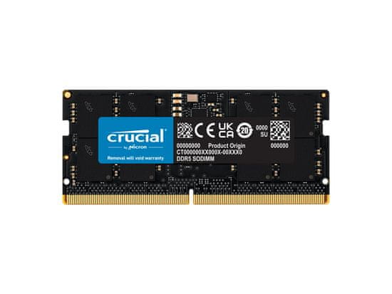 Crucial RAM pomnilnik za prenosnik, 16 GB, DDR5, 5600 MT/s, CL46, SODIMM (CT16G56C46S5)