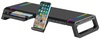 Ewent stojalo za monitor z USB hubom s 4 vhodi, USB 3.0, RGB, črno (EW1268) - odprta embalaža