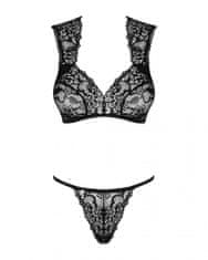 Obsessive Dvodelni komplet Elisetta (Brezplačen 1 L mehčalca Passion), L-XL