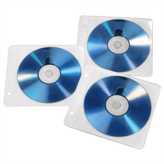 Hama 2 ovitek za CD/DVD, za rinke, bel, pakiranje po 50 kosov (cena za paket)