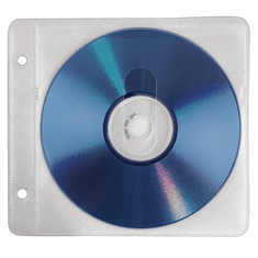Hama 2 ovitek za CD/DVD, za rinke, bel, pakiranje po 50 kosov (cena za paket)