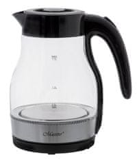 MAESTRO Električni grelnik vode Maestro MR-061, črn, 1,7 L, avtomatsko izklop, zaščita pred pregrevanjem, 1850-2200 W