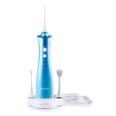 Oromed Profesionalni oralni irrigator Oromed ORO-DENT PRO, 3 načini, vodoodporen IPX7, ergonomska zasnova, 4 krtačke, bele barve