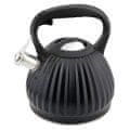 Promis Kettle Promis 3,0 l FABIO, črna, črn ročaj, primeren za plin, halogen, keramične in indukcijske kuhalnike.