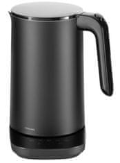 slomart Električni kotliček ZWILLING ENFINIGY PRO, 1.5 L, 1850 W, črn, brezžičen z zaščito pred pregrevanjem in funkcijo ohranjanja toplote