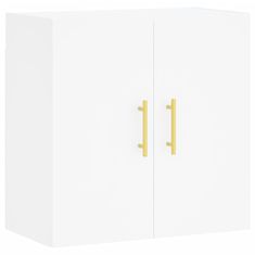 Vidaxl Stenska omarica bela 60x31x60 cm inženirski les