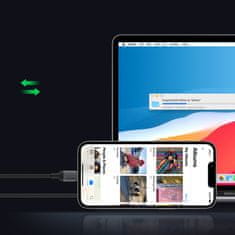 Ugreen Kabel za hitro polnjenje iPhone USB-C - Lightning PD 20W 1m črn