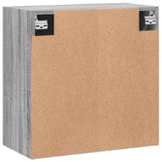 Vidaxl Stenska omarica siva sonoma 60x31x60 cm inženirski les