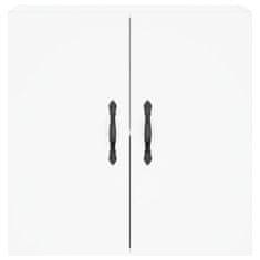 Vidaxl Stenska omarica bela 60x31x60 cm inženirski les
